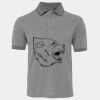 JB's  BIRDS EYE POLO   CHARCOAL - S Thumbnail