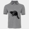 JB's  BIRDS EYE POLO   CHARCOAL - S Thumbnail