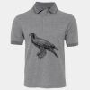 JB's  BIRDS EYE POLO   CHARCOAL - S Thumbnail