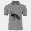 JB's  BIRDS EYE POLO   CHARCOAL - S Thumbnail