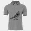 JB's  BIRDS EYE POLO   CHARCOAL - S Thumbnail