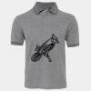 JB's  BIRDS EYE POLO   CHARCOAL - S Thumbnail