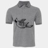 JB's  BIRDS EYE POLO   CHARCOAL - S Thumbnail