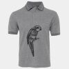 JB's  BIRDS EYE POLO   CHARCOAL - S Thumbnail