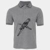 JB's  BIRDS EYE POLO   CHARCOAL - S Thumbnail