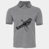 JB's  BIRDS EYE POLO   CHARCOAL - S Thumbnail