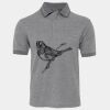 JB's  BIRDS EYE POLO   CHARCOAL - S Thumbnail