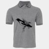 JB's  BIRDS EYE POLO   CHARCOAL - S Thumbnail
