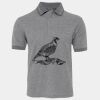 JB's  BIRDS EYE POLO   CHARCOAL - S Thumbnail