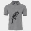 JB's  BIRDS EYE POLO   CHARCOAL - S Thumbnail