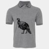 JB's  BIRDS EYE POLO   CHARCOAL - S Thumbnail