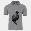 JB's  BIRDS EYE POLO   CHARCOAL - S Thumbnail