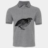JB's  BIRDS EYE POLO   CHARCOAL - S Thumbnail