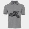 JB's  BIRDS EYE POLO   CHARCOAL - S Thumbnail