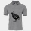 JB's  BIRDS EYE POLO   CHARCOAL - S Thumbnail