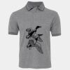 JB's  BIRDS EYE POLO   CHARCOAL - S Thumbnail