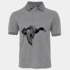 JB's  BIRDS EYE POLO   CHARCOAL - S Thumbnail