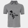 JB's  BIRDS EYE POLO   CHARCOAL - S Thumbnail