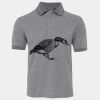 JB's  BIRDS EYE POLO   CHARCOAL - S Thumbnail