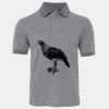 JB's  BIRDS EYE POLO   CHARCOAL - S Thumbnail