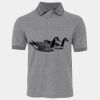 JB's  BIRDS EYE POLO   CHARCOAL - S Thumbnail