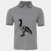 JB's  BIRDS EYE POLO   CHARCOAL - S Thumbnail
