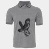 JB's  BIRDS EYE POLO   CHARCOAL - S Thumbnail