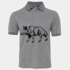 JB's  BIRDS EYE POLO   CHARCOAL - S Thumbnail