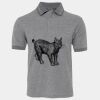 JB's  BIRDS EYE POLO   CHARCOAL - S Thumbnail