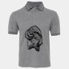 JB's  BIRDS EYE POLO   CHARCOAL - S Thumbnail