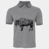 JB's  BIRDS EYE POLO   CHARCOAL - S Thumbnail