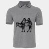 JB's  BIRDS EYE POLO   CHARCOAL - S Thumbnail