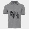 JB's  BIRDS EYE POLO   CHARCOAL - S Thumbnail