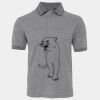 JB's  BIRDS EYE POLO   CHARCOAL - S Thumbnail