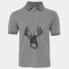 JB's  BIRDS EYE POLO   CHARCOAL - S Thumbnail