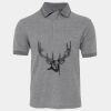 JB's  BIRDS EYE POLO   CHARCOAL - S Thumbnail