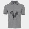 JB's  BIRDS EYE POLO   CHARCOAL - S Thumbnail