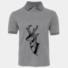 JB's  BIRDS EYE POLO   CHARCOAL - S Thumbnail