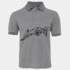 JB's  BIRDS EYE POLO   CHARCOAL - S Thumbnail