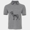 JB's  BIRDS EYE POLO   CHARCOAL - S Thumbnail