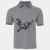 JB's  BIRDS EYE POLO   CHARCOAL - S Thumbnail