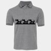 JB's  BIRDS EYE POLO   CHARCOAL - S Thumbnail