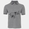 JB's  BIRDS EYE POLO   CHARCOAL - S Thumbnail
