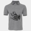 JB's  BIRDS EYE POLO   CHARCOAL - S Thumbnail
