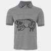 JB's  BIRDS EYE POLO   CHARCOAL - S Thumbnail