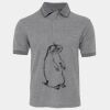 JB's  BIRDS EYE POLO   CHARCOAL - S Thumbnail