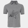 JB's  BIRDS EYE POLO   CHARCOAL - S Thumbnail
