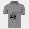 JB's  BIRDS EYE POLO   CHARCOAL - S Thumbnail
