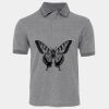 JB's  BIRDS EYE POLO   CHARCOAL - S Thumbnail