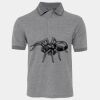 JB's  BIRDS EYE POLO   CHARCOAL - S Thumbnail